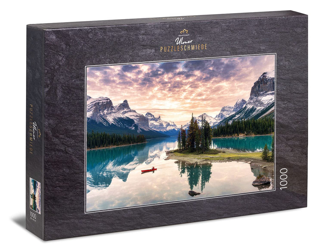 Ulmer Puzzleschmiede - Puzzle „Einsamkeit“ – klassisches Landschaftspuzzle mit 1000 Teilen - einsame