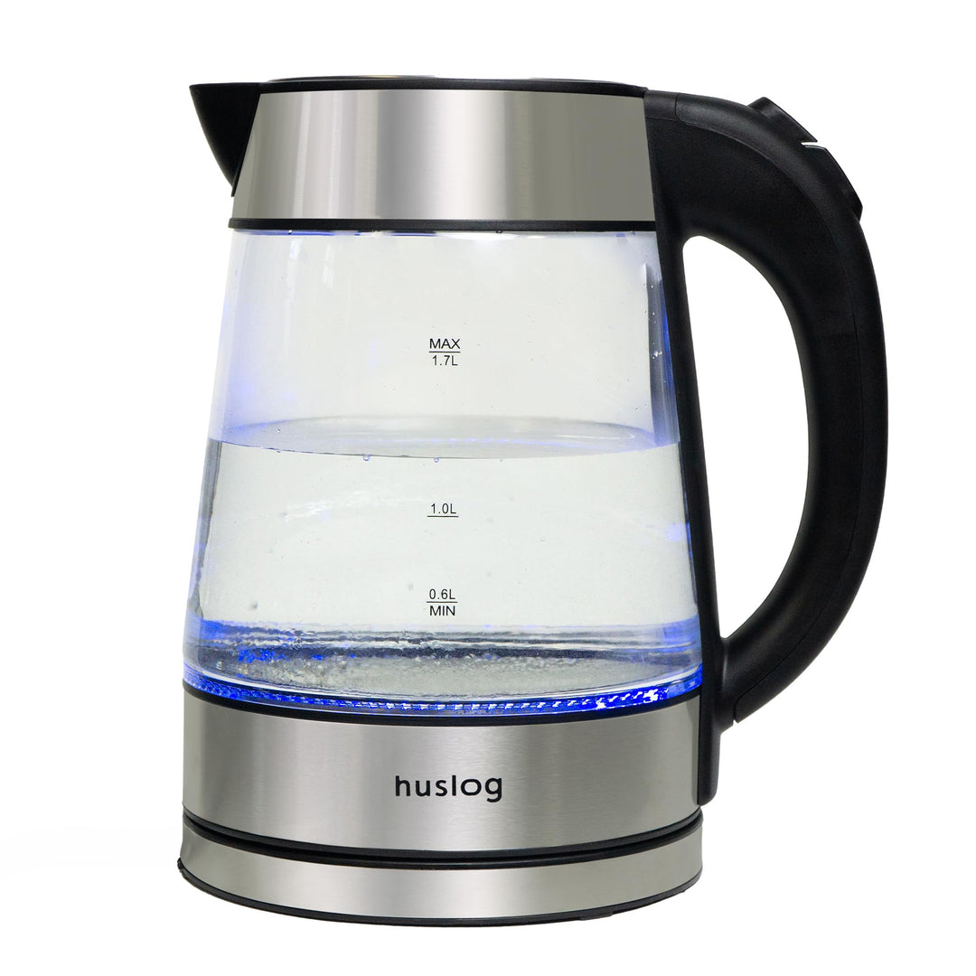 Wasserkocher Glas 1,7 Liter, 2200 Watt, LED-Beleuchtung, 100% BPA Frei, Verdicktes Glas Wasserkocher