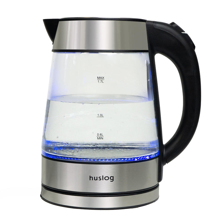 Wasserkocher Glas 1,7 Liter, 2200 Watt, LED-Beleuchtung, 100% BPA Frei, Verdicktes Glas Wasserkocher