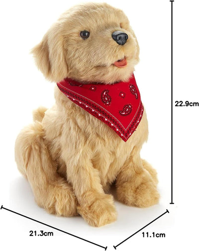JOY FOR ALL Begleit-Haustier B9108, Golden-Retriever-Welpe, goldfarben