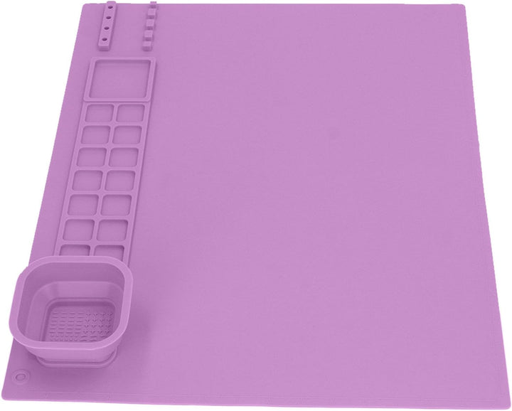 Mumusuki Silikon-Malmatte für Kleinkinder für DIY-Briefpapier für Kreatives Zubehör mit Kunstmatte,