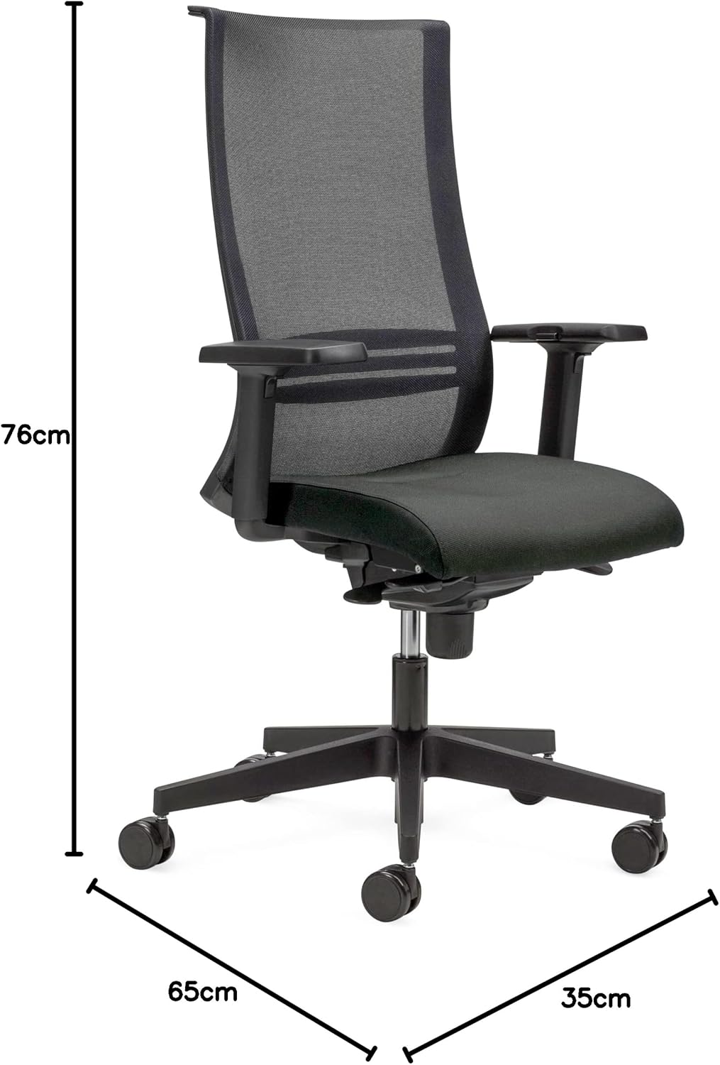Nowy Styl Altum Chefdrehstuhl, Drehstuhl, Bürostuhl, Kunststoff, grau und anthrazit, One Size, Grau