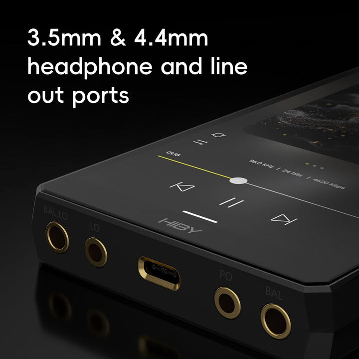 HiBy R6III 2025 DAP-Player, hochauflösender Audio-MP3-Player mit Klasse A & AB Amp/Android 12/Blueto