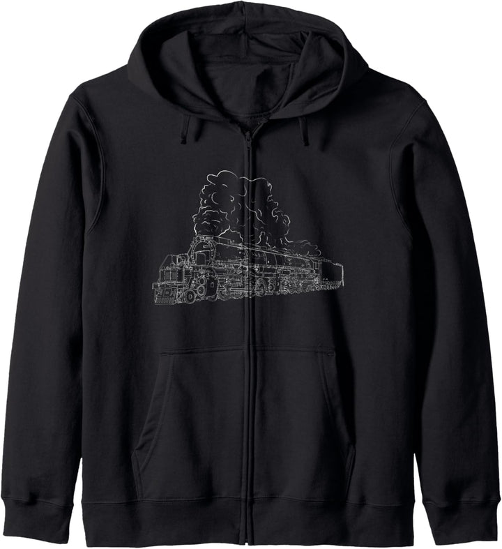 Big Boy Dampflok X 4014 Vintage Kapuzenjacke