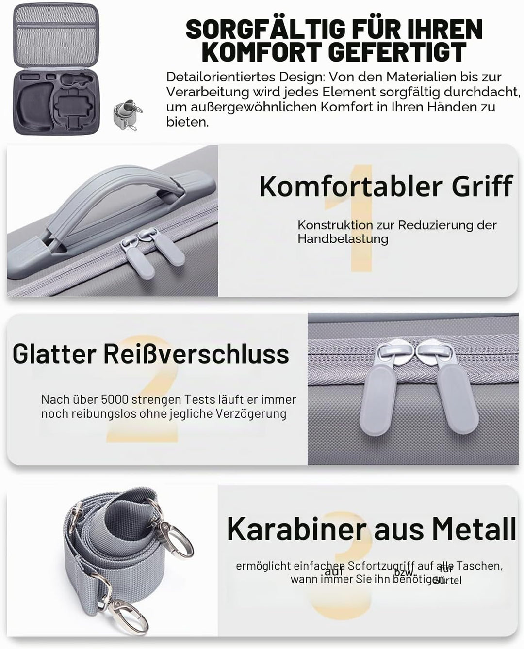 Harte Tasche für DJI Neo 2 Motion Fly More Combo und Goggles N3 Case, Aufbewahrungs Tragetasche für