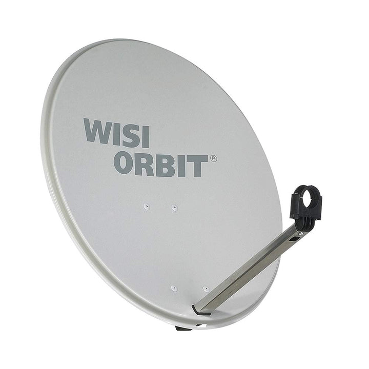 WISI 75606 OA36G Orbit Line Satelliten Offset-Antenne (RAL 7035) – 60cm Reflektor mit 40mm LNB-Halte