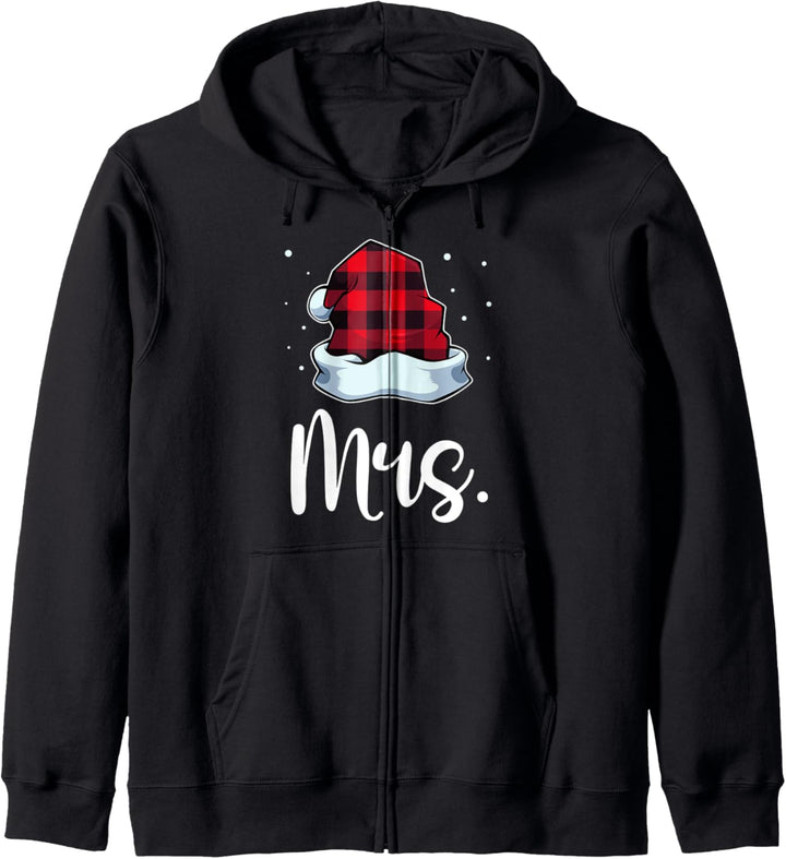 Partnerlook Mr Mrs Christmas Ugly Weihnachts Xmas Outfit Kapuzenjacke
