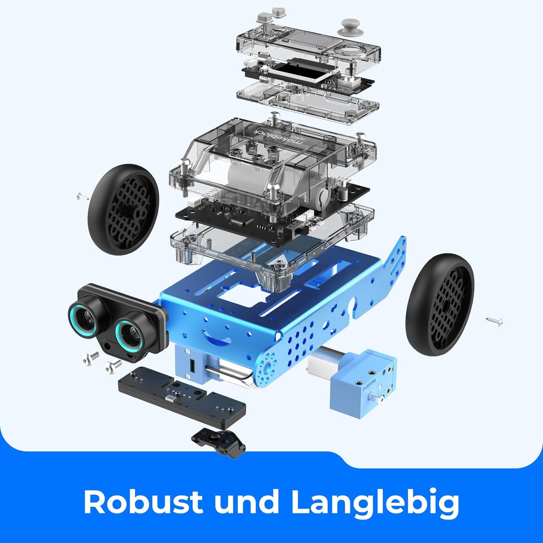 Makeblock mBot 2 Programmierbarer Roboter Kompatibel mit Scratch Python Codierungsroboter für Kinder