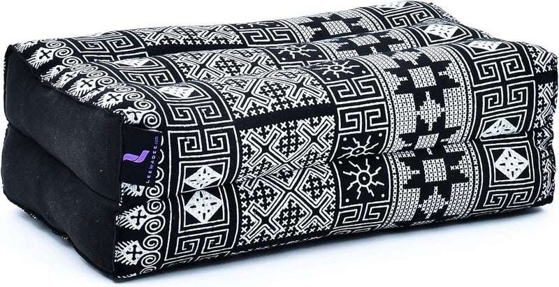 Leewadee Yoga Block 2er-Set Yogaklotz Pilates Yogakissen Meditationskissen Ökologisches Naturprodukt