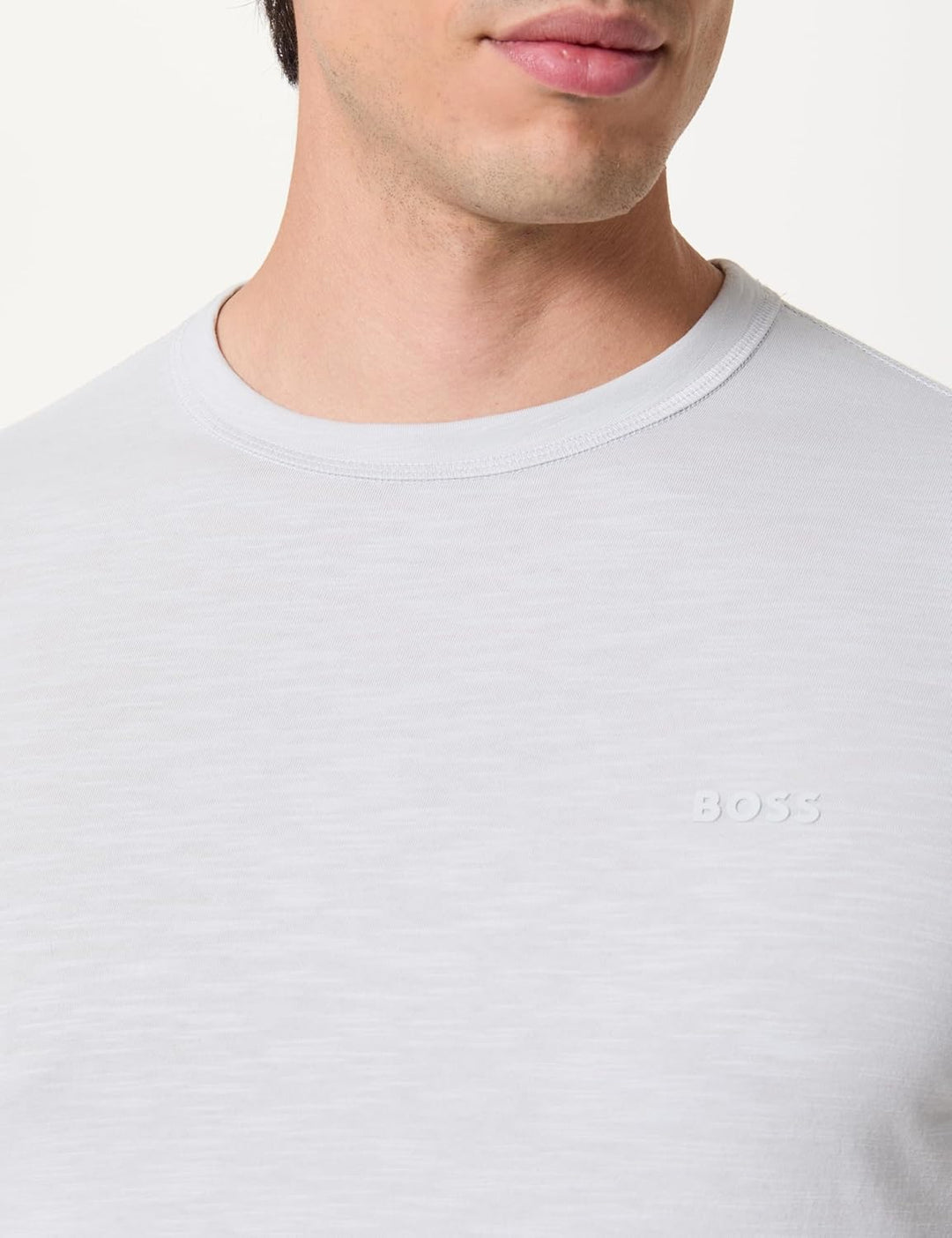 BOSS Herren Tegood 10240843 01 T_Shirt S 053light/Pastel Grey, S 053light/Pastel Grey