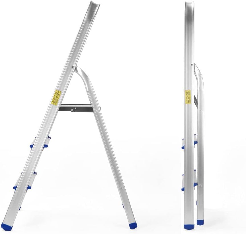 Leiter aus Aluminium, zusammenklappbar, leicht, 3 Stufen