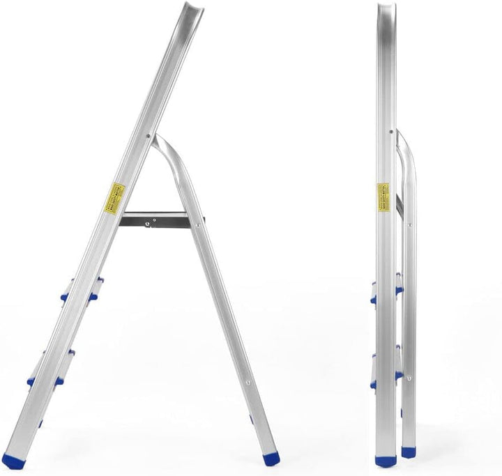 Leiter aus Aluminium, zusammenklappbar, leicht, 3 Stufen