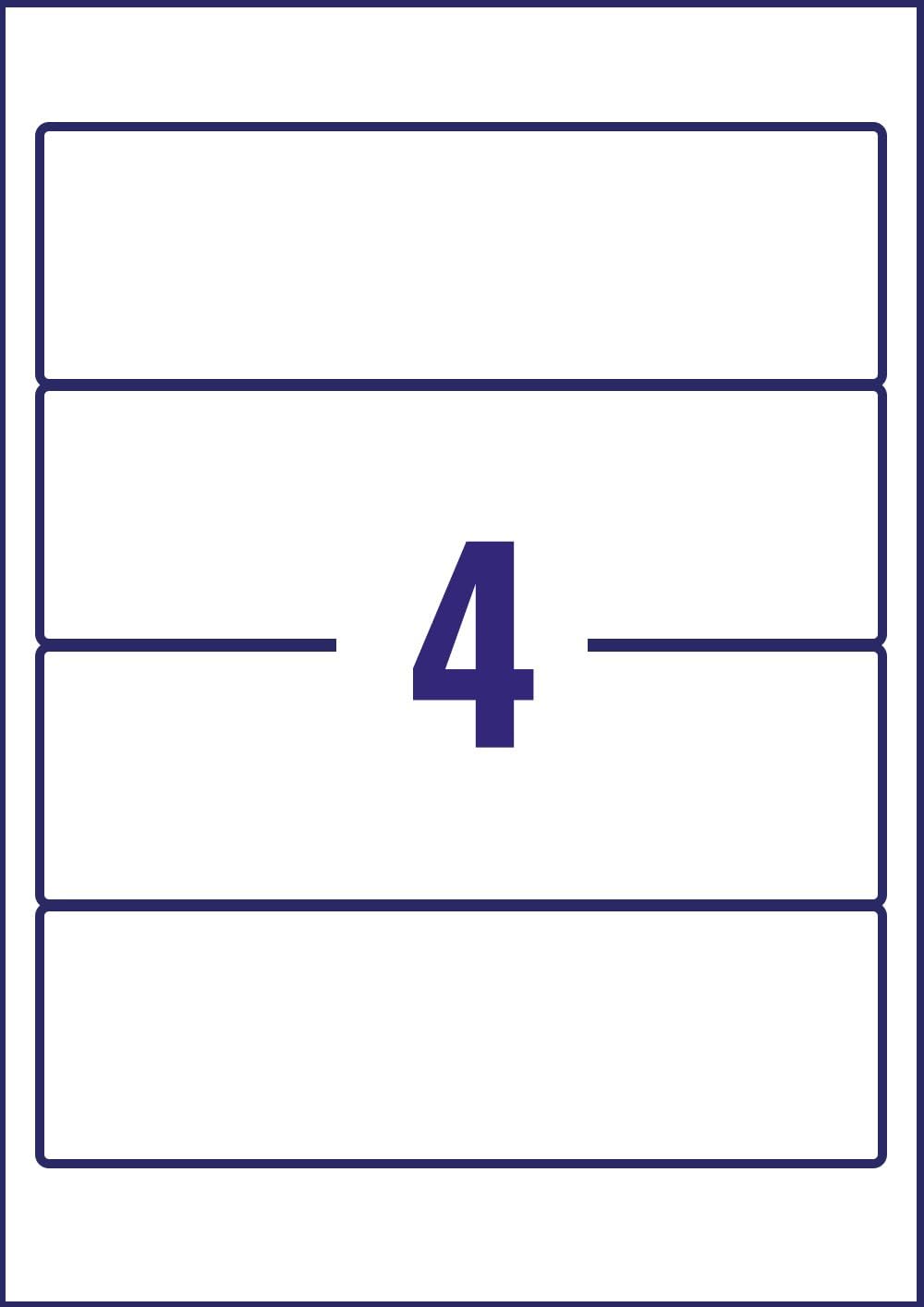 Avery Laser Labels White FSC – Printer Labels (White, FSC, Paper, Laser/Inkjet, 200 x 60, 400 PC (S)