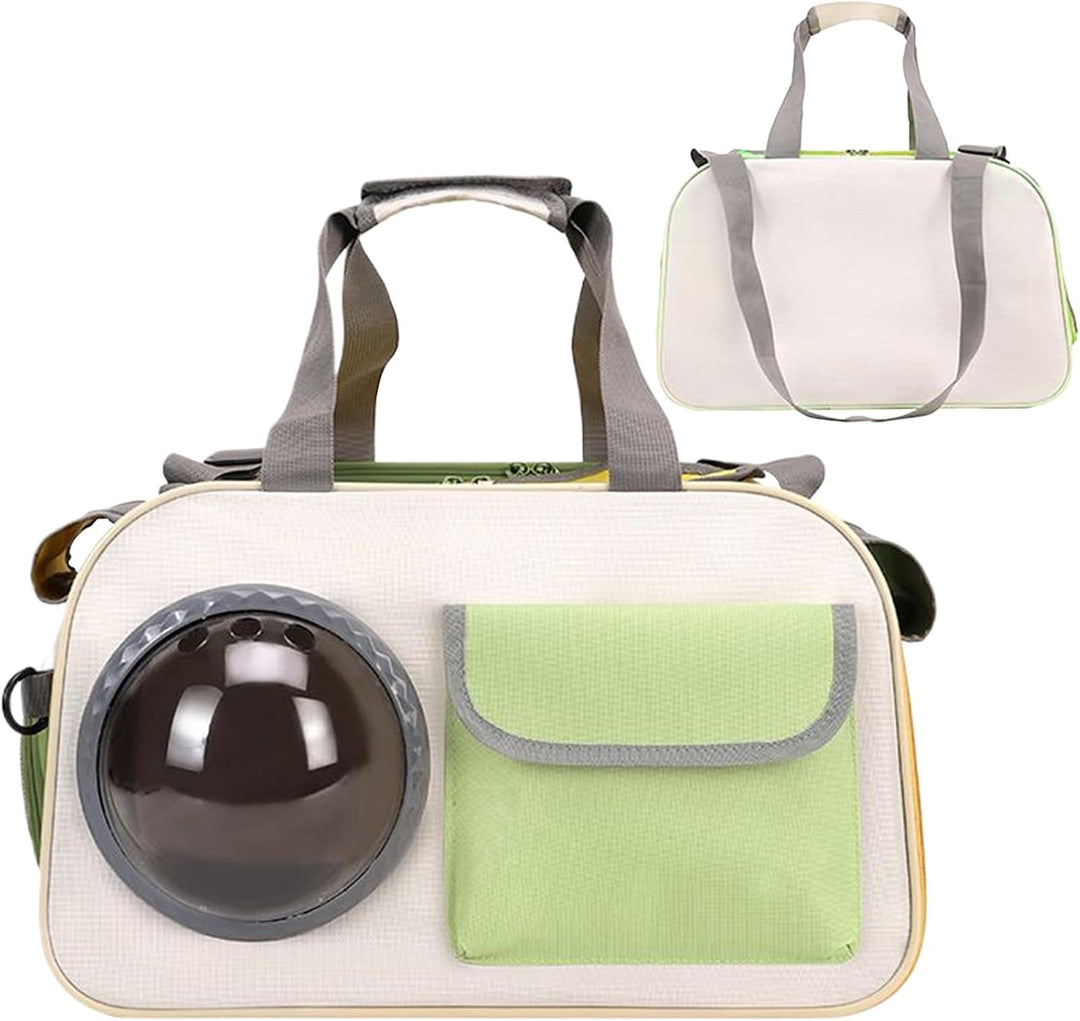 -Tragetasche für Katzen, Luftpolstertasche, atmungsaktiv, stossfest, für Flugzeug, Krankenhaus, Wand