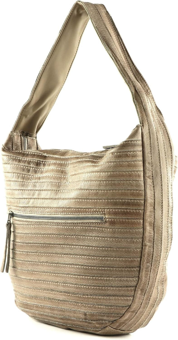 FREDsBRUDER Ibbick - Hobo Schultertasche 37 cm Feather Grey, Feather Grey