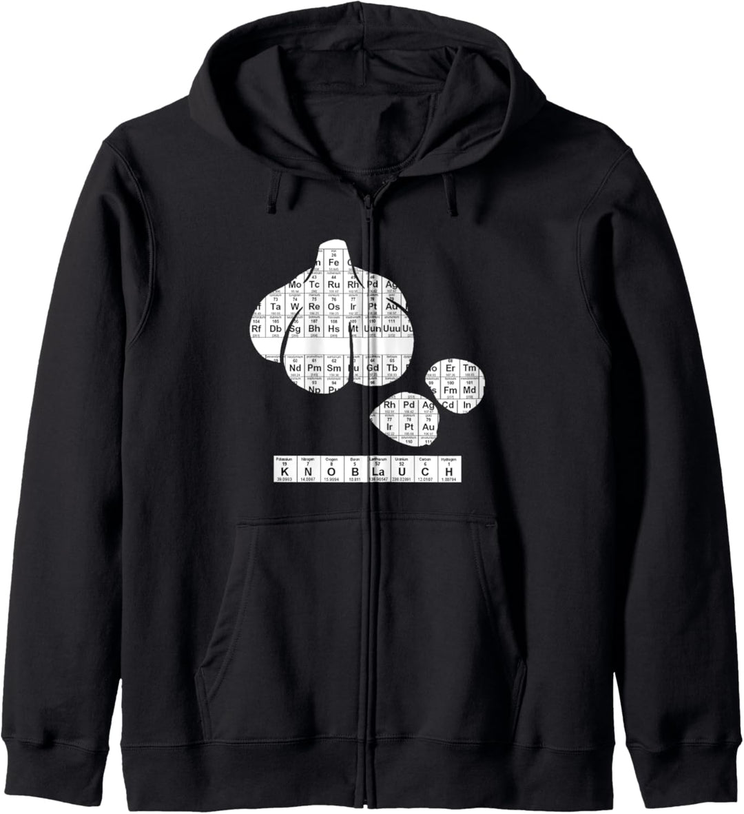 Knobi Knoblauchzehe Knoblauch Kapuzenjacke