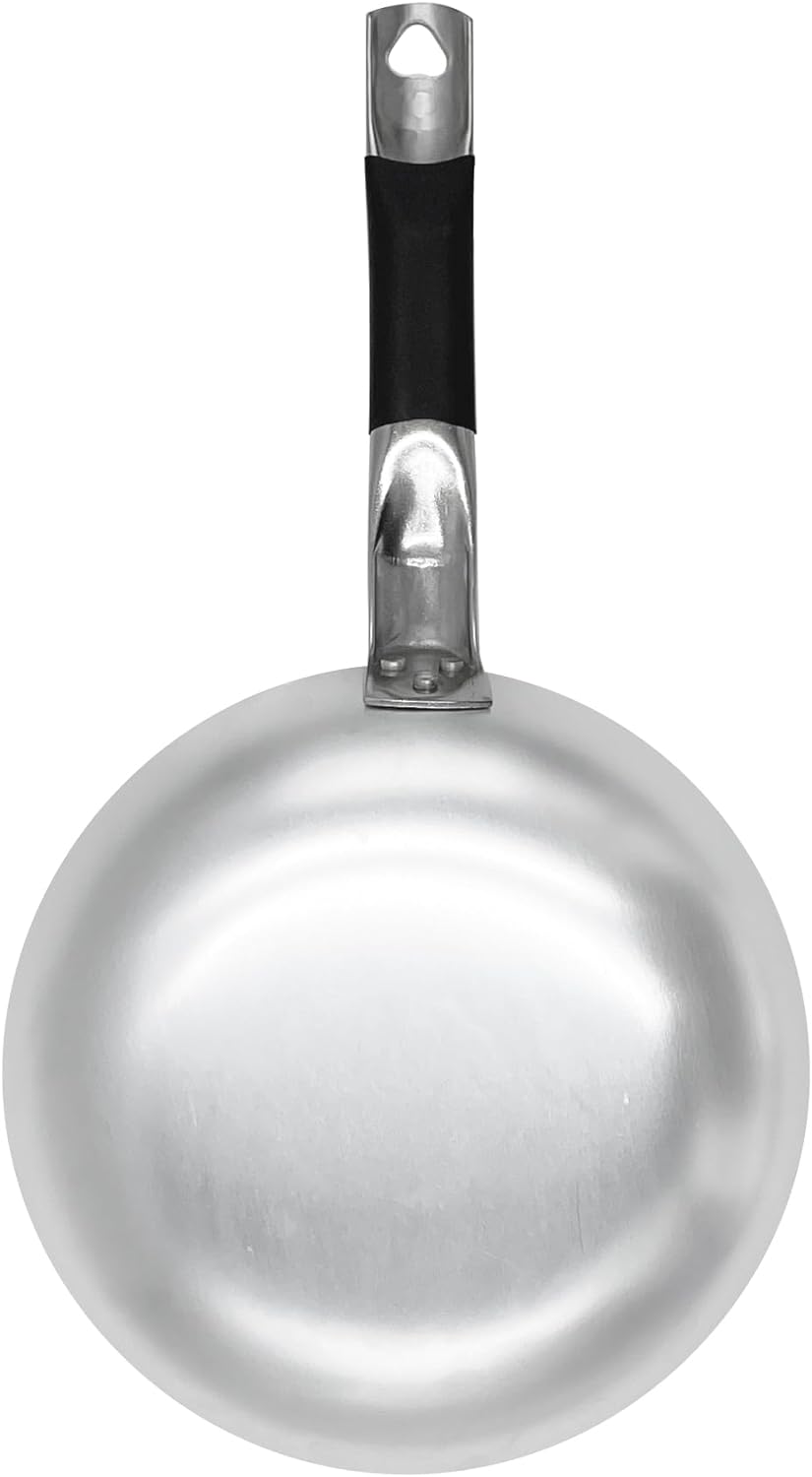 Pentole Agnelli Springen Pfanne Induktion Senkkopf Hohe, aus Aluminium, Dicke 5 mm, mit Rohrstiel in