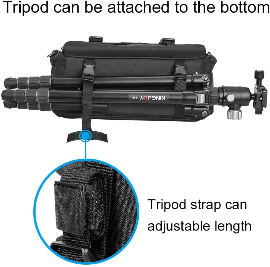 CADeN Kameratasche, fototasche Wasserbeständig Umhängetasche kompakte Sling Schulter Bag für DSLR SL