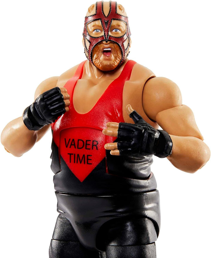 WWE HKP16 - Elite WrestleMania Royal Rumble Vader Actionfigur, bewegliches WWE Sammlerstück mit Zube