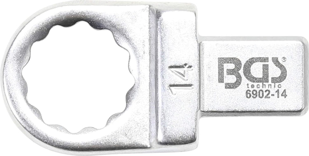 BGS 6902-14 | Einsteck-Ringschlüssel | 14 mm | Aufnahme 9 x 12 mm, 14 mm