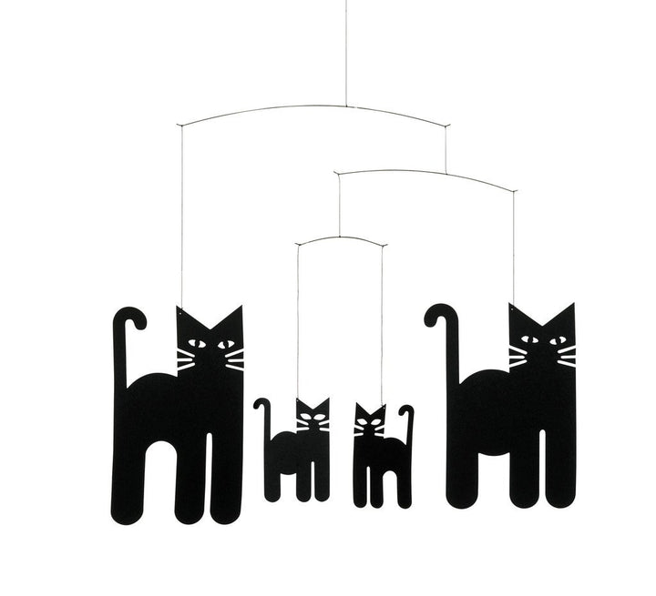 Flensted Mobile Cats Black