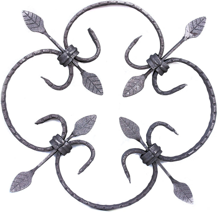 Schmiedeeisen Ornament, Zierelement für Fenstergitter, Geländer, Zaun, Gartentür usw.
