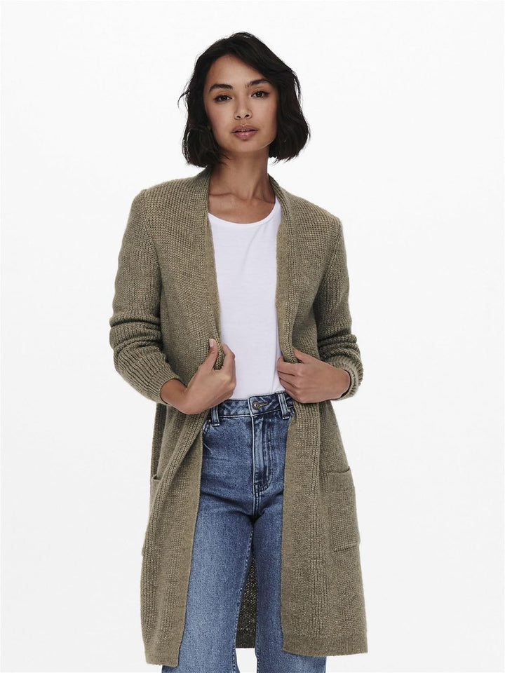 Only Damen Pullover 15179815, Caribou/Detail:w Melange