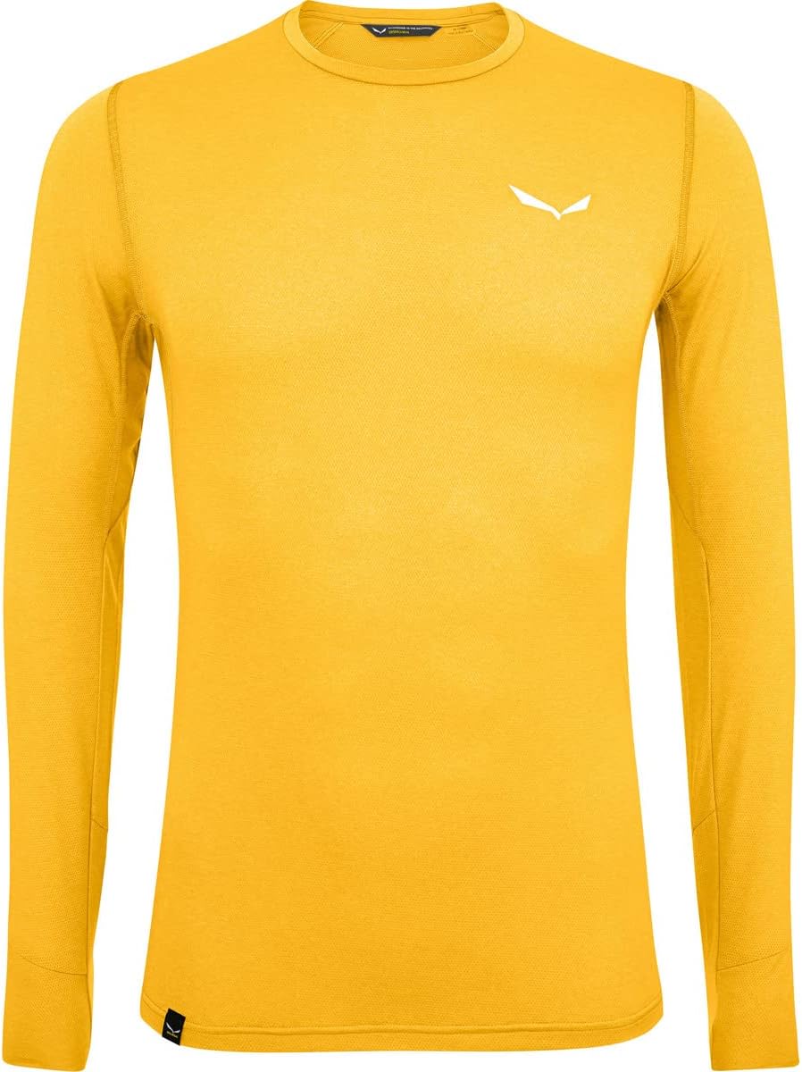 Salewa Herren Pedroc 2 Dry M L/S Tee Hemden & T-shirts XXL Gold Melange, XXL Gold Melange