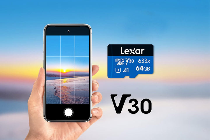 Lexar 64GB Micro SD Karte, microSDXC UHS-I Karte ohne SD-Adapter, Bis zu 100 MB/s Lesen, Speicherkar