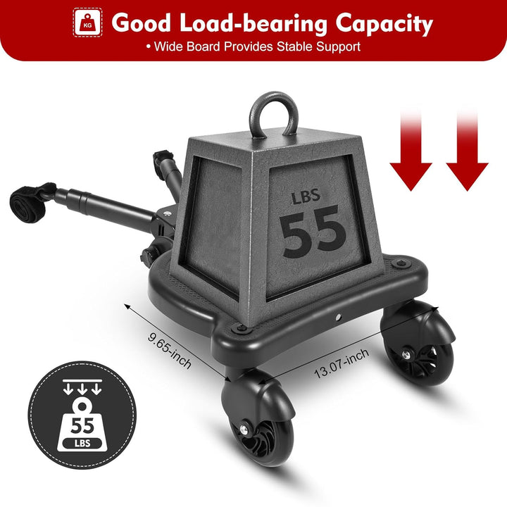 Universal Kinderwagen Skateboard Kinder Skateboard mit Sitz Strassen Skateboard Reise Kinderwagen Ro