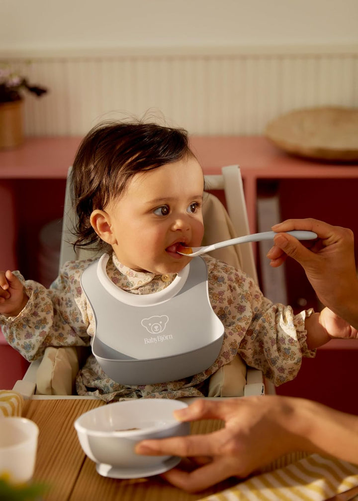 BabyBjörn Kindergeschirr, 3 Teile, Grau, Grau