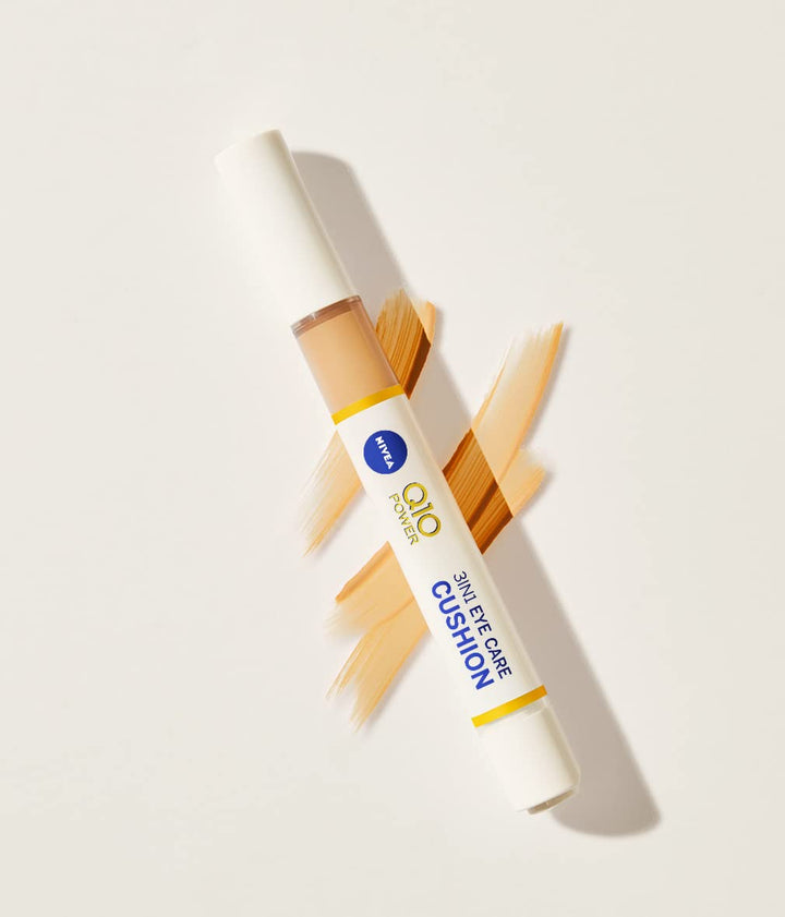 Nivea Q10 Power 3-in-1 Eye Care Cushion Primer, glättend, Korrektur, Anti-Falten, sanfte Formel gege