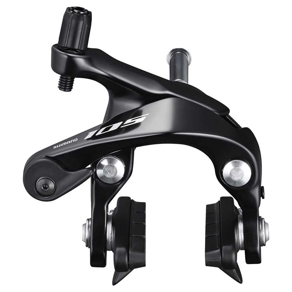 SHIMANO 105 BR-R7000 Rennbremse (Vorderrad | ohne Hebel | 51mm) Schwarz, Schwarz