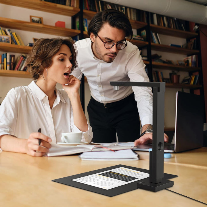 CZUR Lens Pro 8MP USB-DocumentenKamera und Visualizer, Faltbarer Dokumentenscanner mit OCR, Mobiler