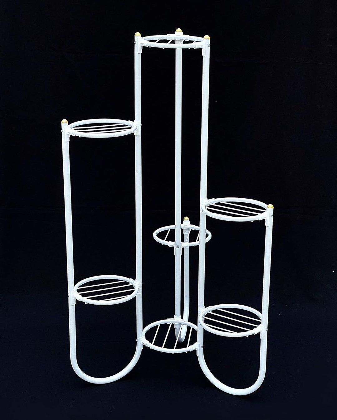 DanDiBo Blumentreppe Metall Weiss 93922 Pflanzenentreppe 101 cm Blumenregal Pflanzenständer Blumenst