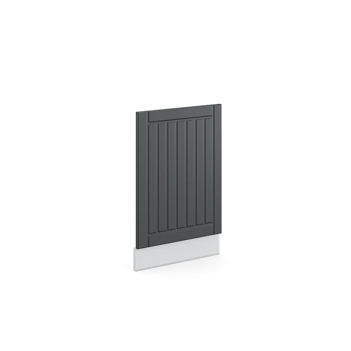 Vicco Frontblende Fame-Line, Weiss/Dunkelgrau, 45 cm ohne Arbeitsplatte