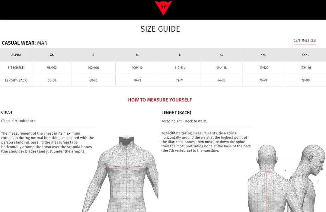 Dainese - Herren Motorrad T-Shirt mit Kurzen Ärmeln, Trikot für Erwachsene aus 100% Baumwolle Logo,