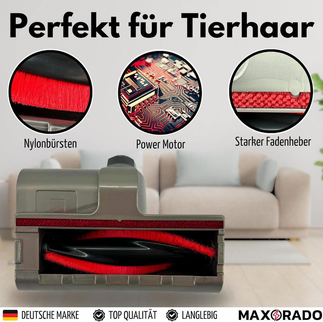 Ersatzteil für Dyson NEW Mini Turbodüse V7 V8 V10 V11 V15 Elektrobürste Turbinendüse Staub Tierhaar