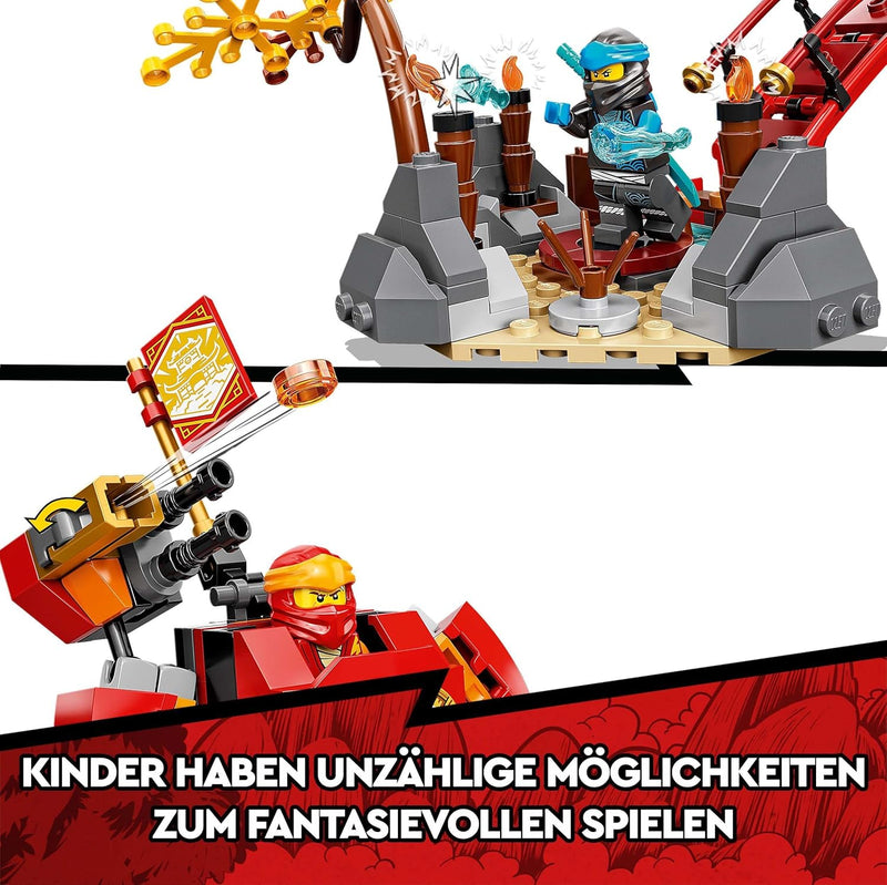 LEGO 71767 NINJAGO Ninja-Dojotempel Meister des Spinjitzu, Gebäude-Set mit Lloyd, Kai und Schlangen-