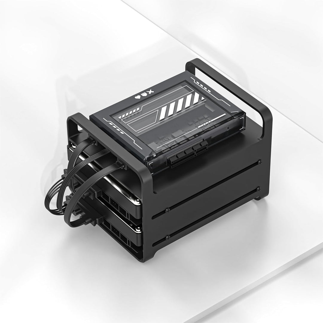 zimablade 2-Bay-HDD-Rack-Fach, Zimaboard und andere duale 3,5-Zoll-Speicherlaufwerke, Aluminiumlegie