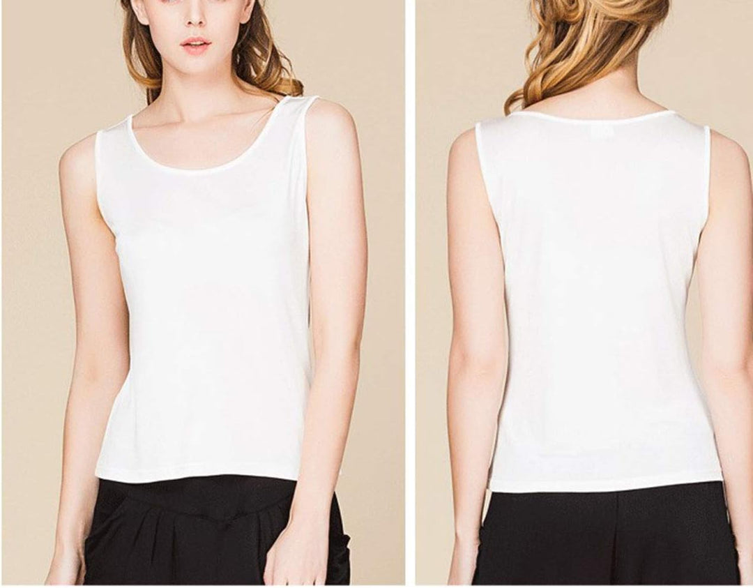 Egurs Damen Tank Top aus 100% Natur Seide,Komfortabel