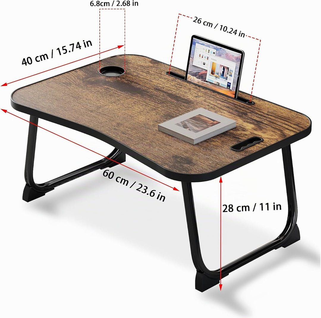 Laptop Betttisch, zum Lesen, Schreiben, Frühstückstisch im Bett, auf dem Sofa und in Haus und Büro (