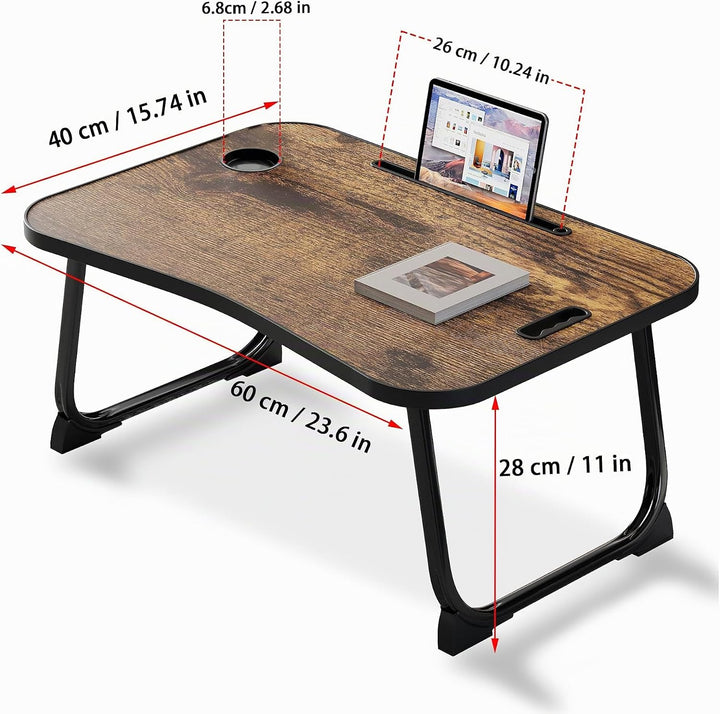 Laptop Betttisch, zum Lesen, Schreiben, Frühstückstisch im Bett, auf dem Sofa und in Haus und Büro (