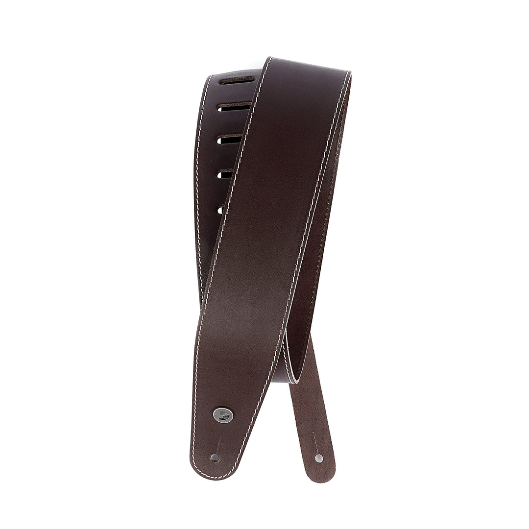 Planet Waves 25LS01-DX Ledergurt Classic Leather Strap Collection Contrast Stitch - Brown Länge: 128