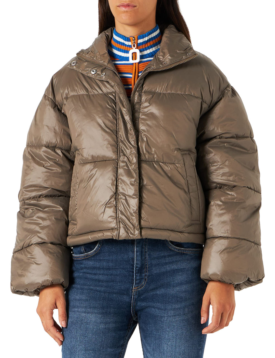 JJXX Damen Jxbeany Shine Puffer Jacket Sn Jacke S Morel, S Morel