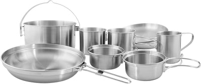 Tatonka Camping-Kochgeschirr Picnic Set III (10-teilig) - Edelstahl-Geschirr fürs Picknick zu dritt