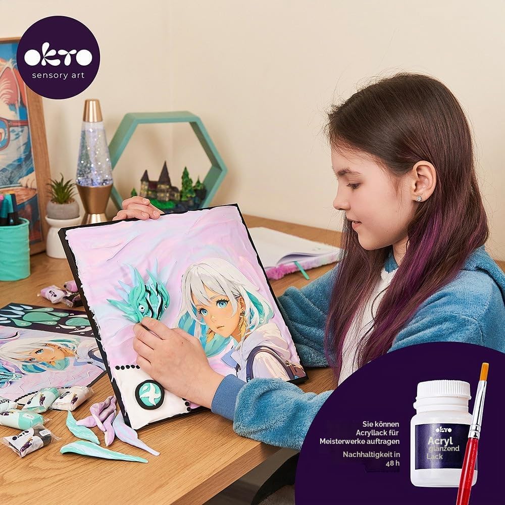 OKTO Manga Air / 3D Malerei mit Air Clay
