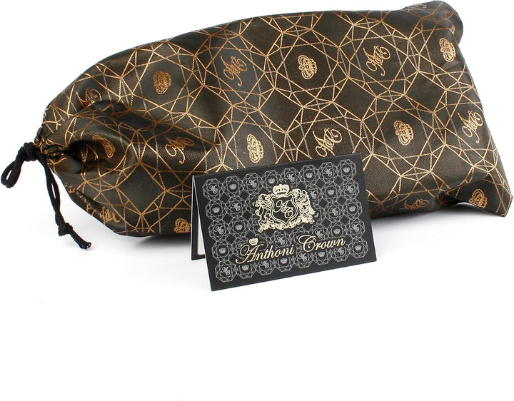 Anthoni Crown Damen Ledergürtel Gürtel 105 Dunkelblau, 105 Dunkelblau