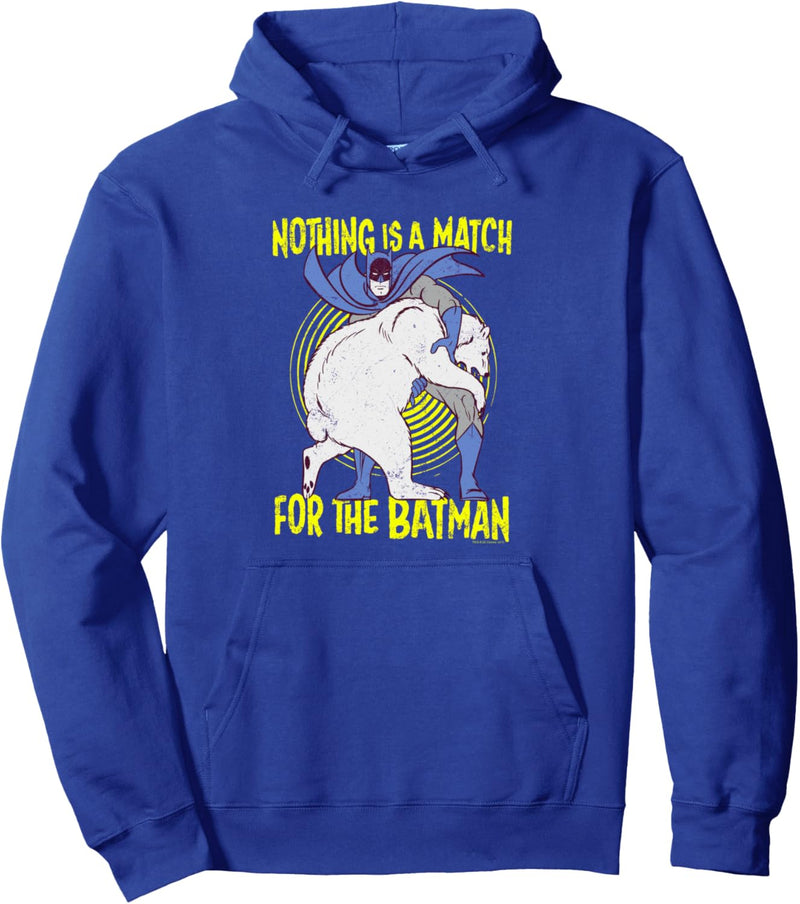 Batman Bear Wrastling Pullover Hoodie