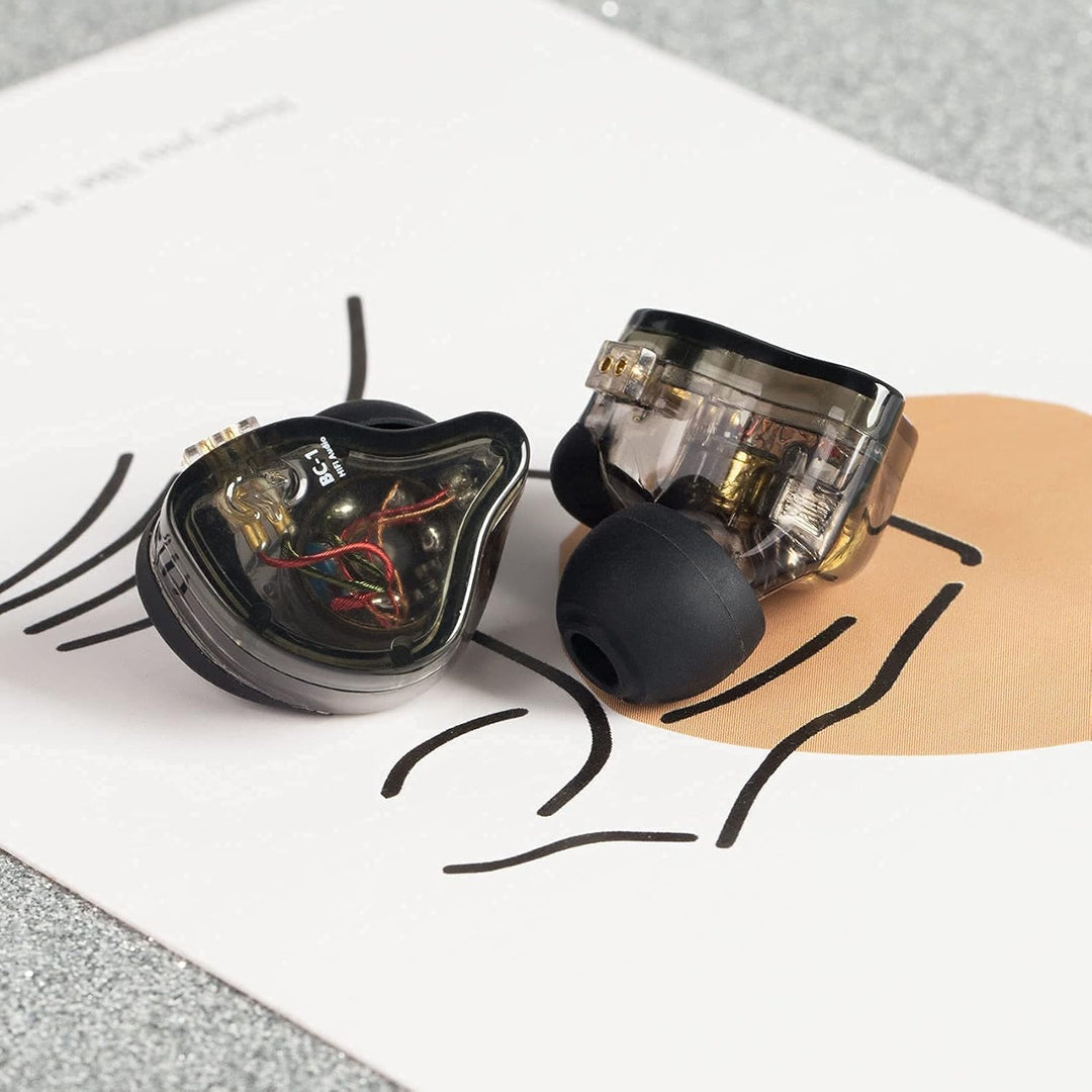 Yinyoo CCZ Melody In-Ear-Kopfhörer, kabelgebundene Ohrhörer ohne Mikrofon, Ohrmonitore, IEM HiFi-Bas
